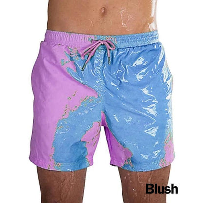 COLOR CHANGING SWIM TRUNKS