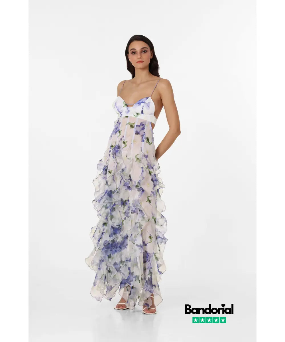 LENA | FLOWER MAXI DRESS