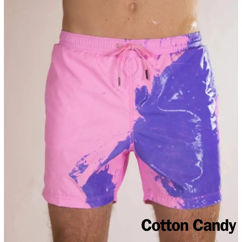 COLOR CHANGING SWIM TRUNKS