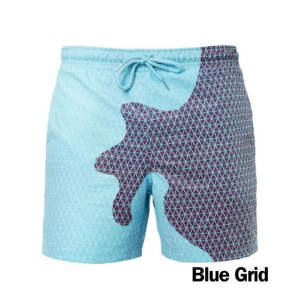 COLOR CHANGING SWIM TRUNKS