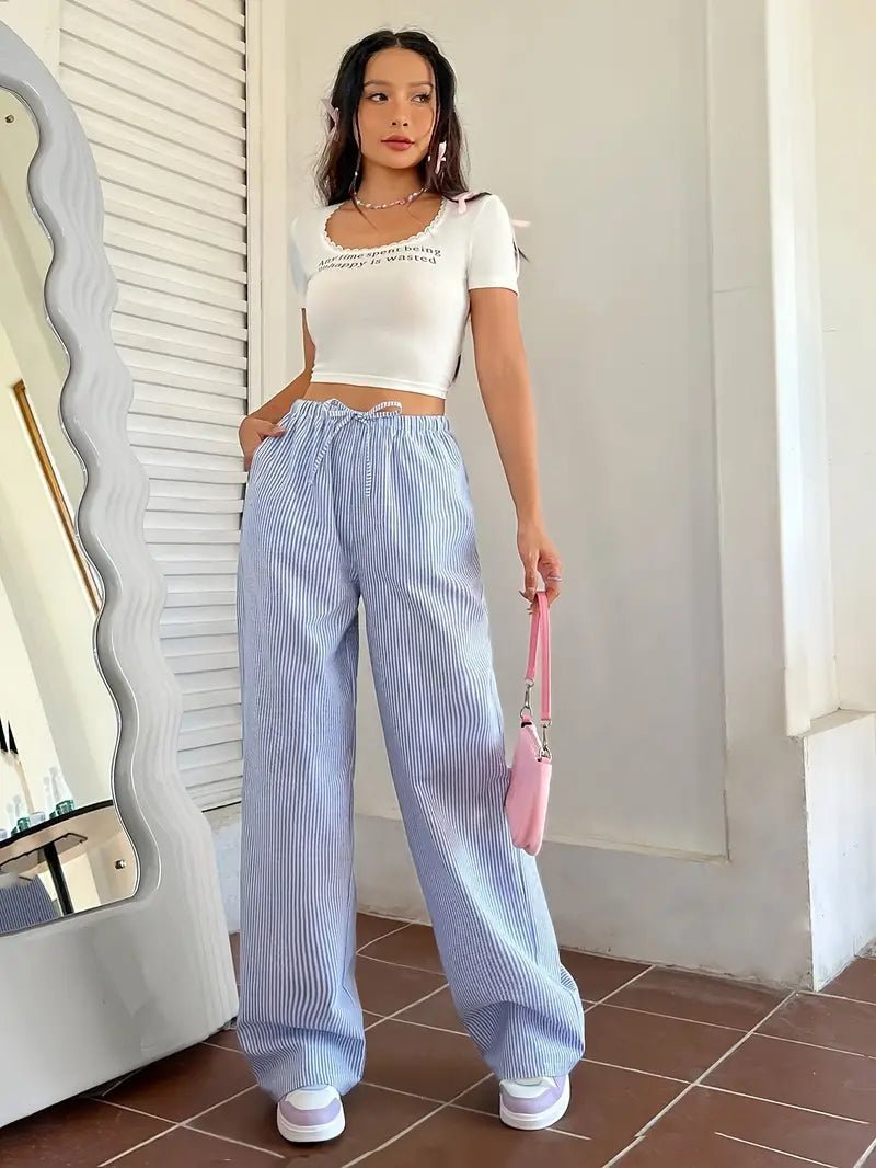 SOFIA | LINEN LOUNGE PANTS - Bandorial