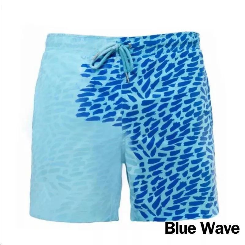 COLOR CHANGING SWIM TRUNKS