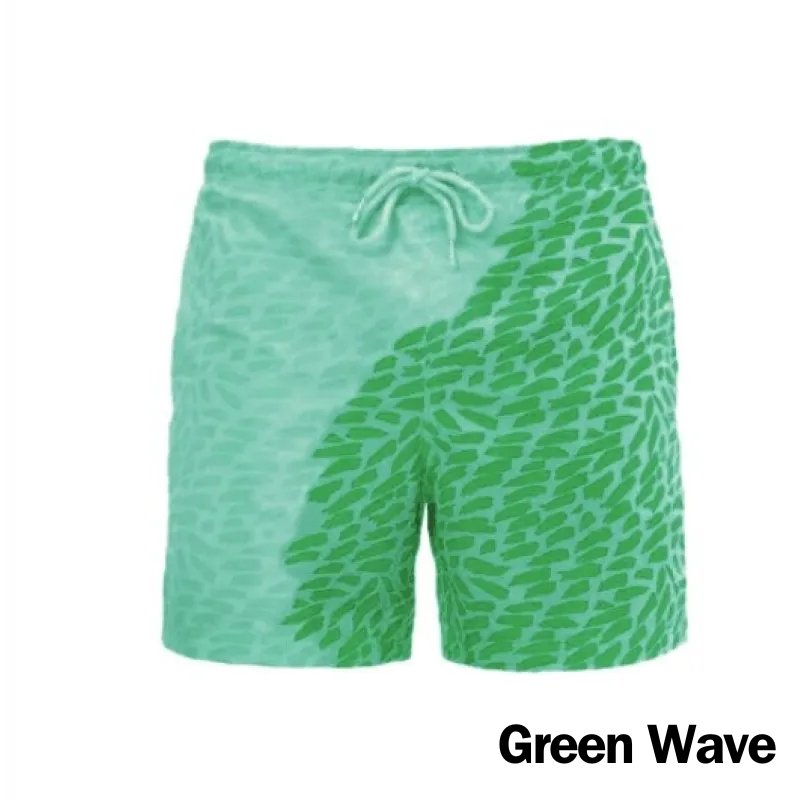 COLOR CHANGING SWIM TRUNKS