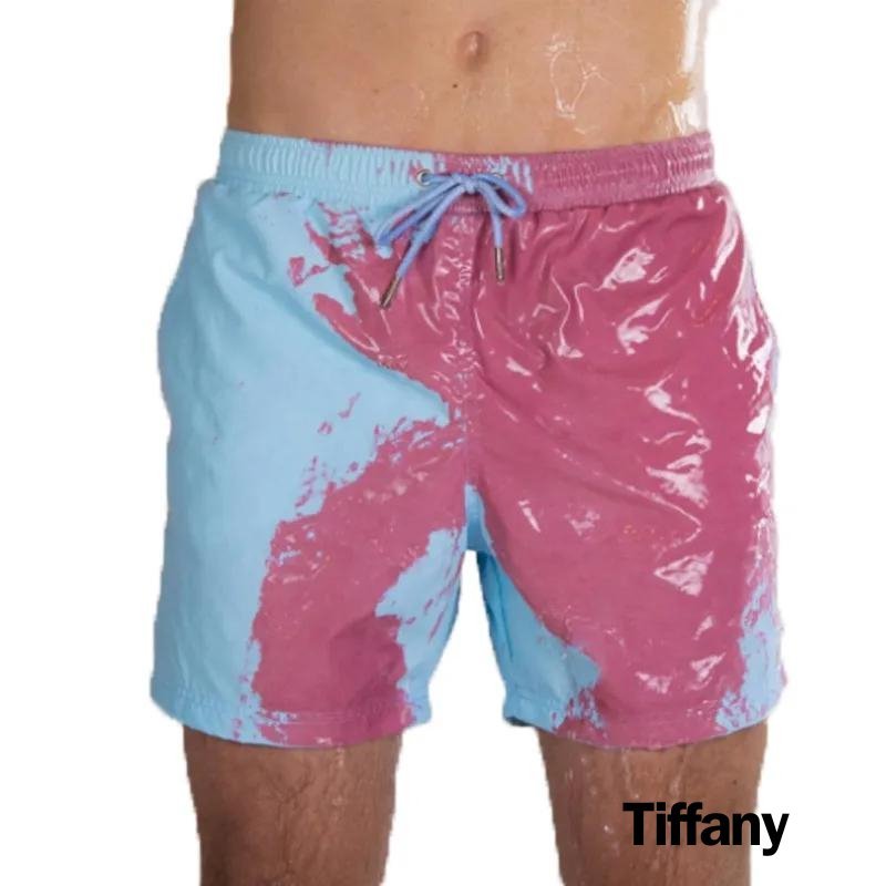 COLOR CHANGING SWIM TRUNKS