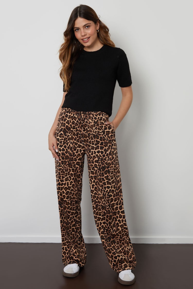 FIARA | LEOPARD SWEATPANTS