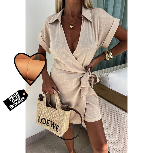 JESSIE | ELEGANCE WRAP ROMPER