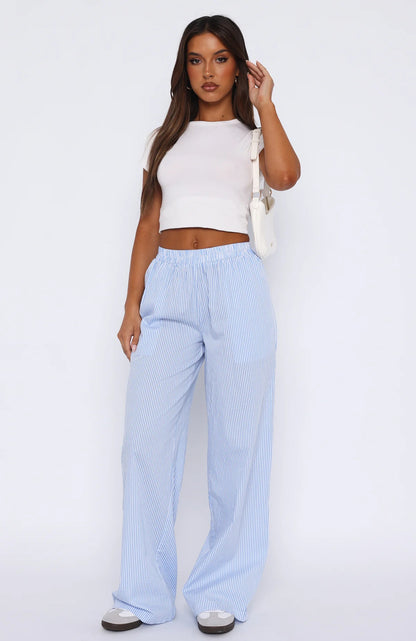 SOFIA | LINEN LOUNGE PANTS - Bandorial