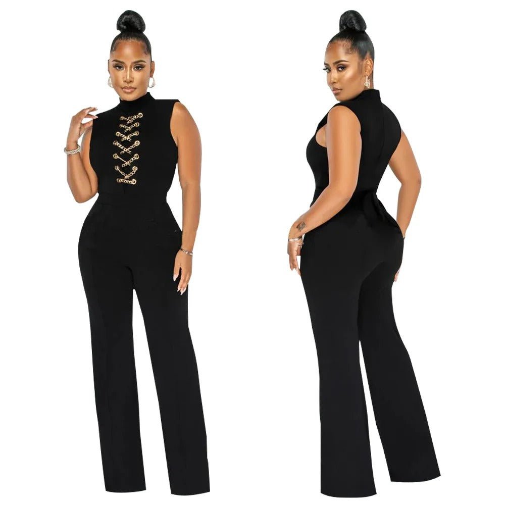 AMY | CHAIN JUMPSUIT - Bandorial